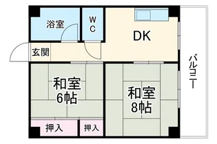 ミヅホビル【4階】の間取り