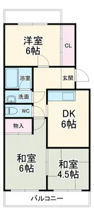 都ハイツ【203号室】の間取り