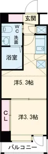 PROJECT No56 Tokyo MEGURO STRE【305号室】の間取り