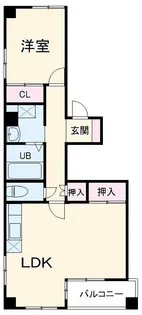 フラット松栄【2階】の間取り