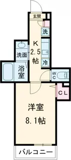 AKコート【3階】の間取り