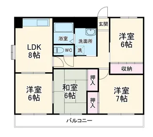 エムグラーベ【401号室】の間取り