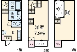 Liberty Hill (リバティヒル)【1階】の間取り