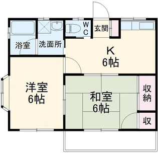 アペニイB【2階】の間取り
