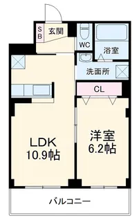 スバルレジデンス北浦和【2階】の間取り
