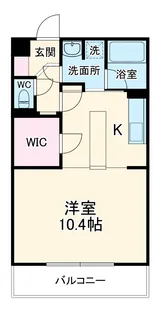 シャルム南野【1階】の間取り