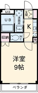 young leaves【405号室】の間取り