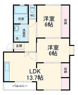 Glanz【1階】の間取り