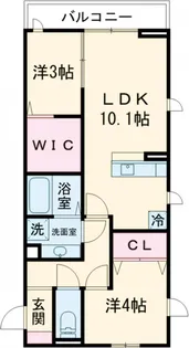 アウル【2階】の間取り