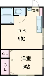 学大コーポ【1階】の間取り