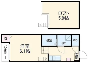 ルミエールHS【1階】の間取り