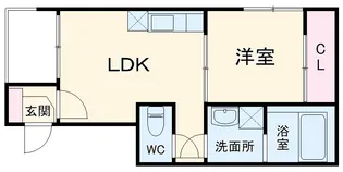 ソルイルミノ神宮前【3階】の間取り