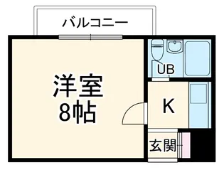 シティプラザ与野【2階】の間取り