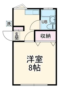 シュロス酒寄【102号室】の間取り