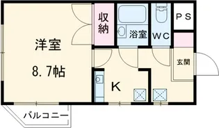サンフォレストII【3階】の間取り