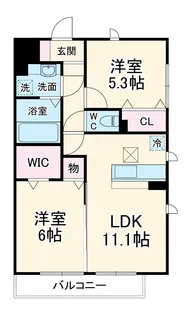 メゾン・ド・リアン【3階】の間取り