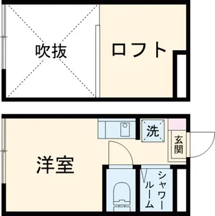 ル・ブリストル・カルハ【1階】の間取り