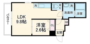 グランテラス新瑞橋【3階】の間取り