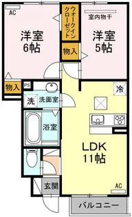 アイリスハイツ【103号室】の間取り