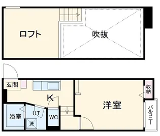 Creo堀田弐番館【1階】の間取り