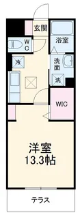パストラーレ富士松【1階】の間取り