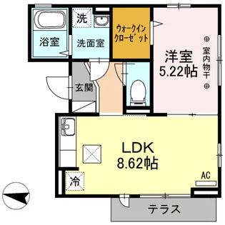 ラ ルーチェ【2階】の間取り