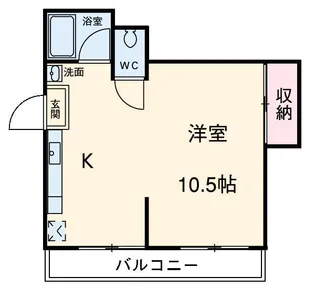 高畑ハイツ【3階】の間取り