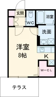 Branche桜山Chambre【506号室】の間取り