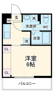 リブリ・さいたま中央【1階】の間取り