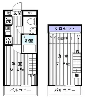 フローラルコート【3階】の間取り