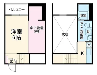 トータス鶴里【103号室】の間取り