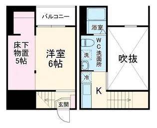 トータス鶴里【202号室】の間取り