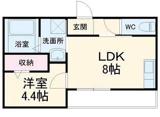 VOLARE【2階】の間取り