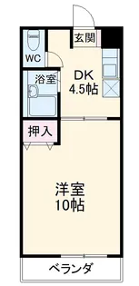 ヴィーブル岳見【1階】の間取り