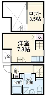 LE COCON豊田A【2階】の間取り