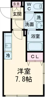 LEGALAND都立大学Ⅱ【3階】の間取り