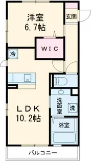 プライムメゾン【2階】の間取り