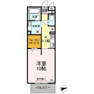 Luna Soleil【2階】の間取り