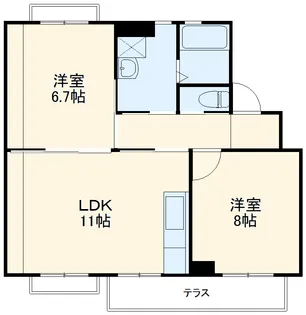 シンプルタウン【1階】の間取り