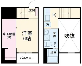 Blossom Meiji【1階】の間取り