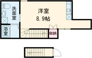 coco garden 金町【2階】の間取り