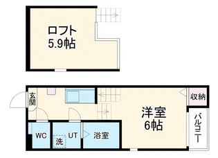 リエット【1階】の間取り