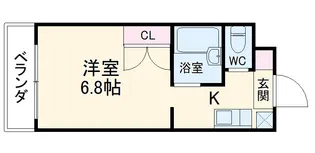 グランデール瑞穂【2階】の間取り