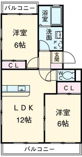 ガウディウム【1階】の間取り