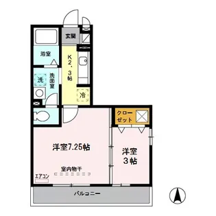 エターナル B【101号室】の間取り