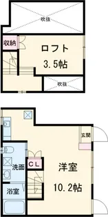 VenusーⅢ【106号室】の間取り