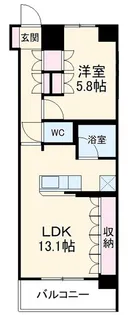 大曽根朝日マンション【11階】の間取り