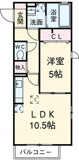 トレジャー【1階】の間取り