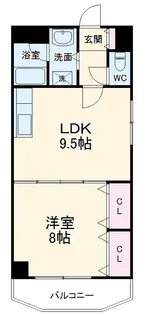 メゾン・ボナール【6階】の間取り