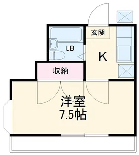 メゾンウエスト【201号室】の間取り